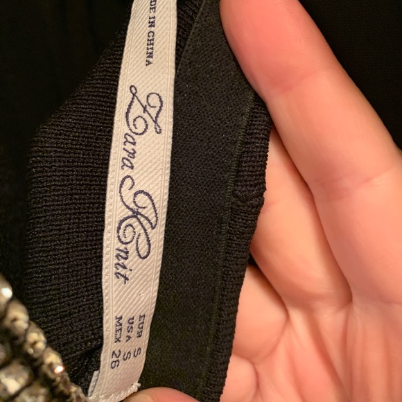 Cocktail dress with crystal straps knee length - Picture 5 of 5